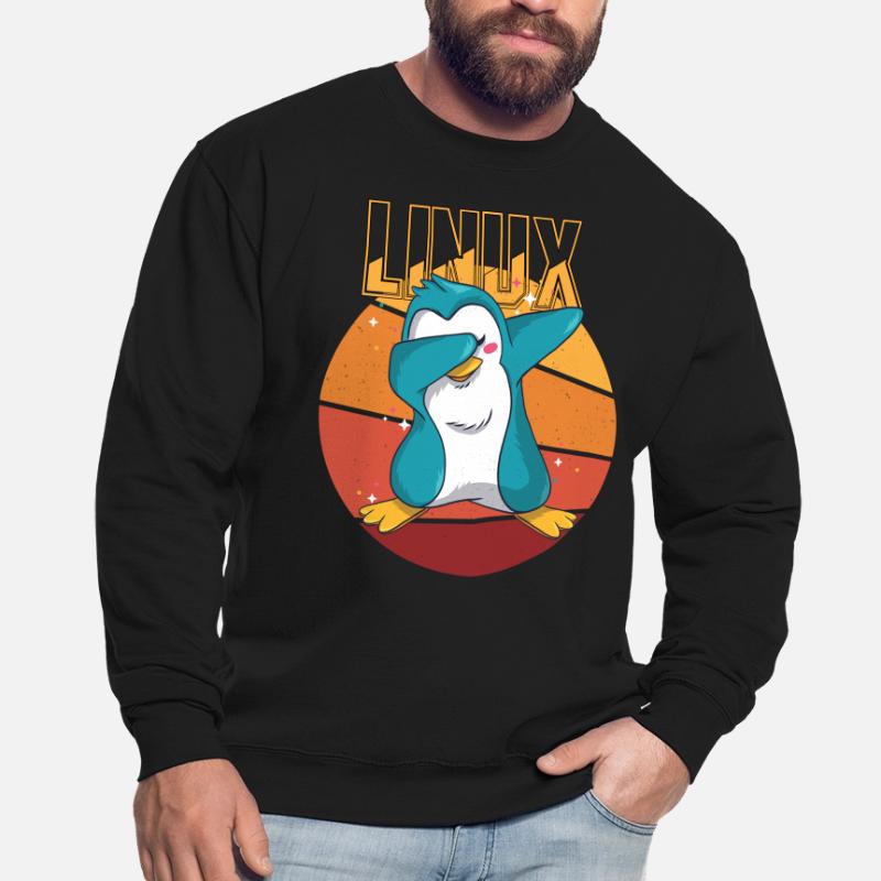 Geek Linux Root Party Penguin Nerd Programmeur Comp Sweat-shirt Unisexe