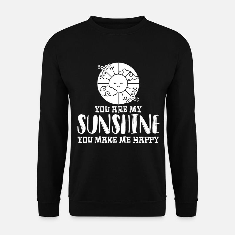Soleil Lune Soleil Lever de Lune Coucher de soleil - Sweat-shirt Unisexe - noir