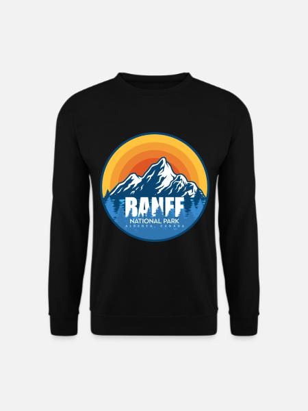 Banff National Park Alberta Kanada Souvenir - Unisex Pullover - Schwarz