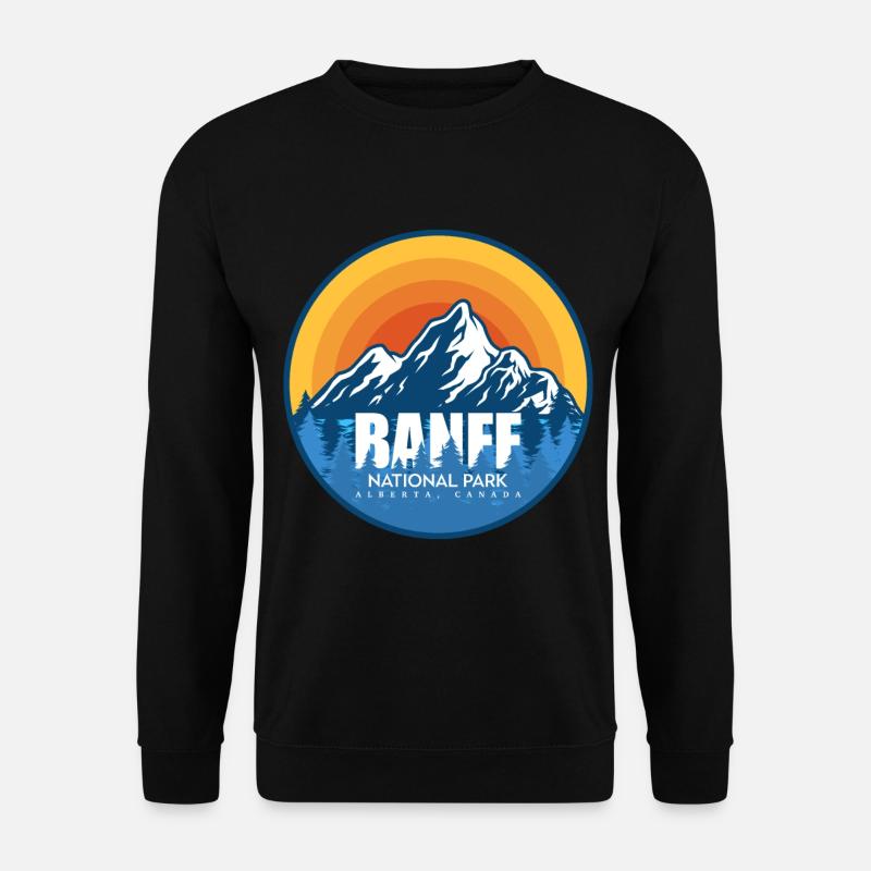 Banff National Park Alberta Canada Souvenir - Unisex Sweatshirt - black