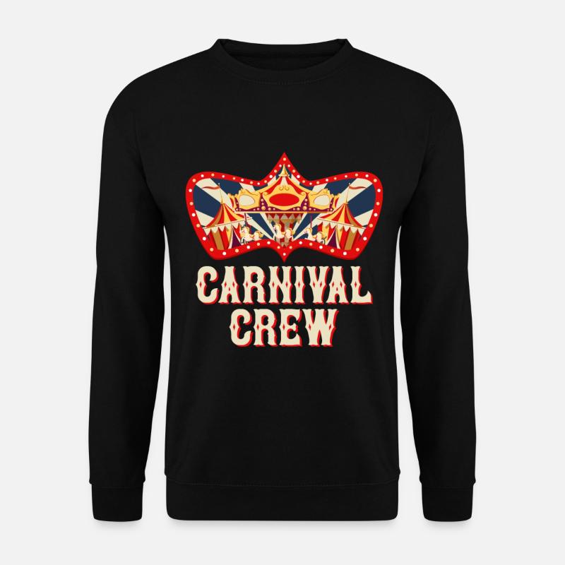 Karneval Crew Zirkus Geburtstag Outfit Feier Karne - Unisex Pullover - Schwarz