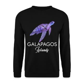 Parc national des tortues marines des îles Galápagos E - Sweat-shirt Unisexe - noir - Devant - Alina (178cm) & Michal (187cm)