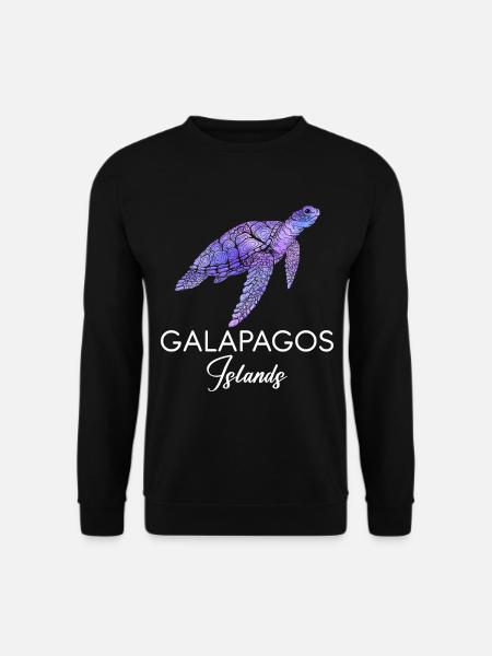 Galapagos-Inseln Meeresschildkröten-Nationalpark E - Unisex Pullover - Schwarz