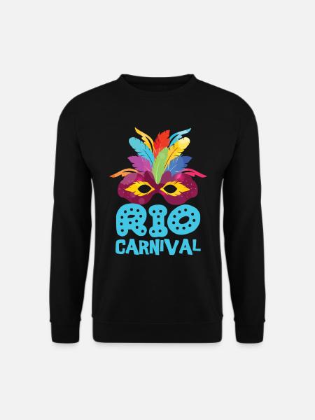 Karneval Rio de Janeiro Feier Brasilien Karnevalsm - Unisex Pullover - Schwarz
