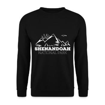 Hiking Shenandoah National Park Virginia Mountains Wa - Unisex Sweatshirt - black - Front - Alina (178cm) & Michal (187cm)