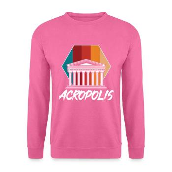 Griechenland Antike Akropolis Griechisch Athen Par - Unisex Pullover - Pink - Vorne