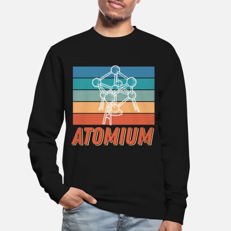 Atomium Science Atomic nucleus Physics Atomic physicist Unisex Sweatshirt