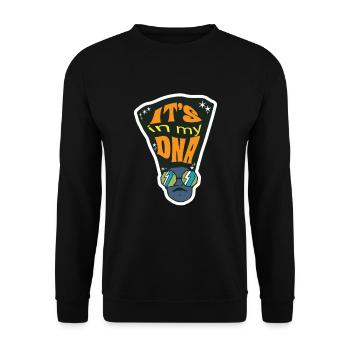 Mois de l’histoire des Noirs africains Mélanine Sc - Sweat-shirt Unisexe - noir - Devant - Alina (178cm) & Michal (187cm)