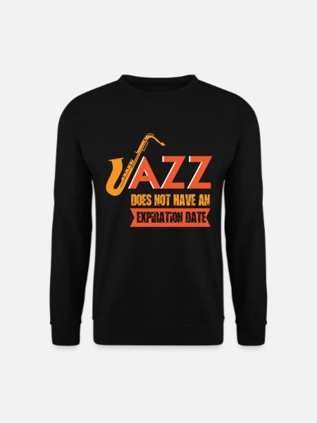 Saxophon Jazz Orchester Musiker Smooth Jazz - Unisex Pullover - Schwarz