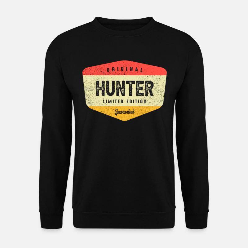 Hunter Personalized Name - Hunter - Unisex Sweatshirt - black