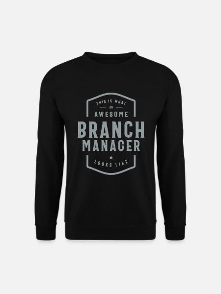 Branch Manager Funny Job Occupation - Unisex Sweatshirt - black