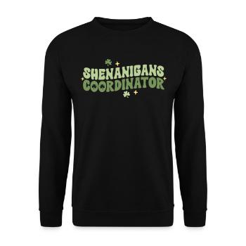 Coordonnatrice des manigances Enseignante de maternelle rue - Sweat-shirt Unisexe - noir - Devant - Alina (178cm) & Michal (187cm)
