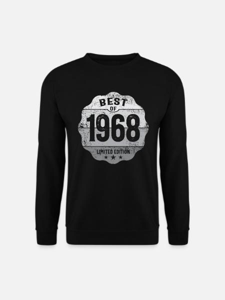 1968 Birthday 55 Years Old - Unisex Sweatshirt - black