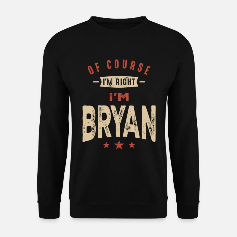 05 bryan - Unisex Sweatshirt - black