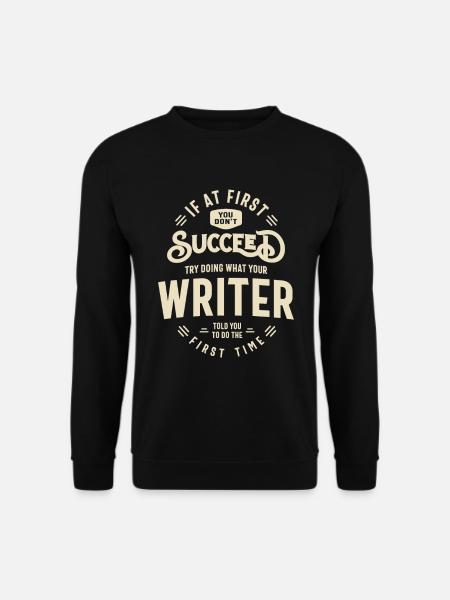 Writer Job Title Profession - Unisex Sweatshirt - black