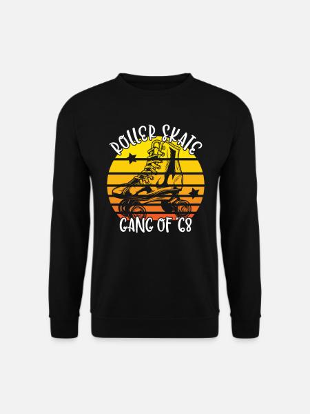 Rollschuhfahrer Rollerskates Rollschuh Gang 1968 - Unisex Pullover - Schwarz