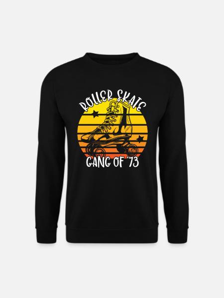 Rollschuhfahrer Rollerskates Rollschuh Gang 1973 - Unisex Pullover - Schwarz