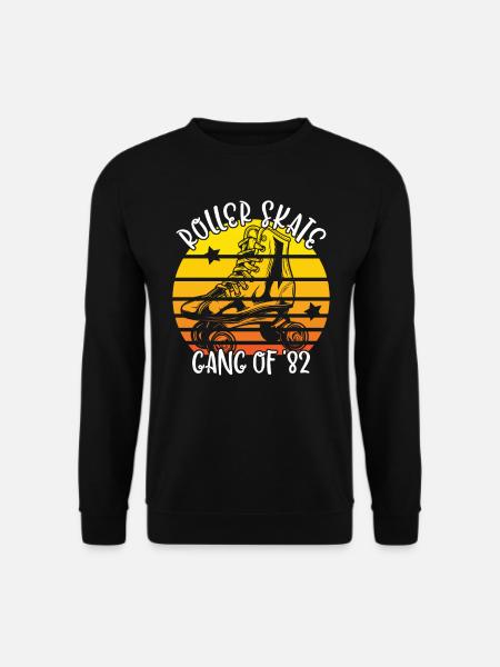 Rollschuhfahrer Rollerskates Rollschuh Gang 1982 - Unisex Pullover - Schwarz
