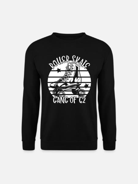 Rollschuhfahrer Rollerskates Rollschuh Gang 1962 - Unisex Pullover - Schwarz