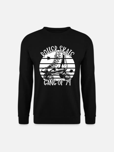 Rollschuhfahrer Rollerskates Rollschuh Gang 1979 - Unisex Pullover - Schwarz