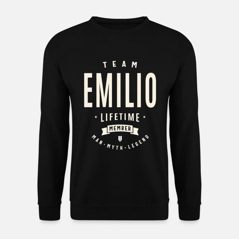 Team Emilio Lifetime Member - Unisex Sweatshirt - black