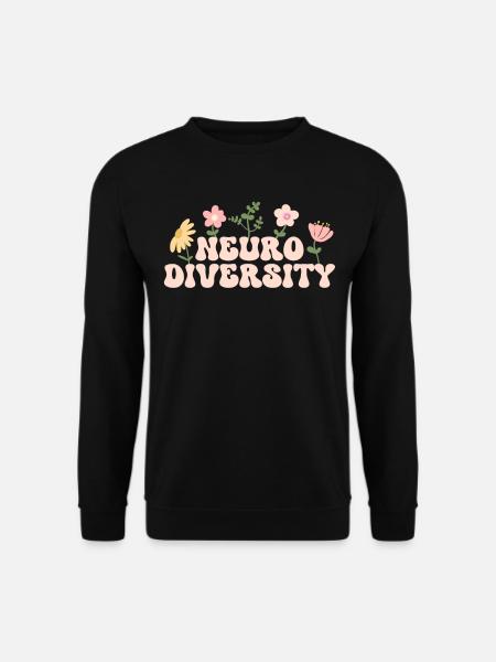 Neurodiversität Shirt Autismus Adhs Bewusstsein Beschleunigt - Unisex Pullover - Schwarz