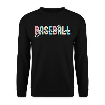 Retro Baseball Grand-mère Chemise Petits-fils Petits-enfants - Sweat-shirt Unisexe - noir - Devant - Alina (178cm) & Michal (187cm)