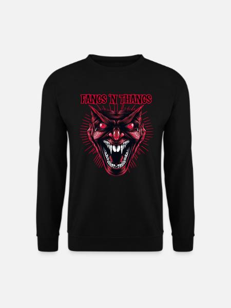 demon ghould, Fangs 'n Thangs - Unisex Sweatshirt - black