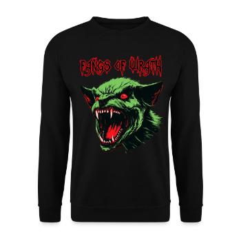 Orc démoniaque, de colère - Sweat-shirt Unisexe - noir - Devant - Alina (178cm) & Michal (187cm)
