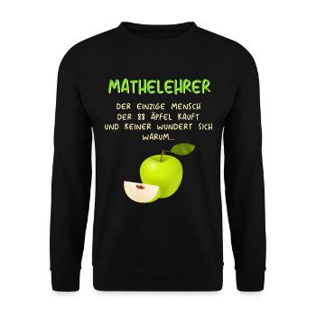 Mathematiker Mathematik Mathe Examen Lehramt - Unisex Pullover - Schwarz - Vorne - Alina (178cm) & Michal (187cm)