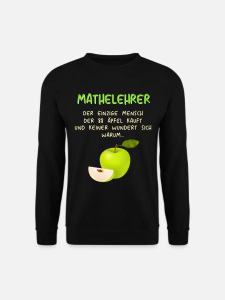 Mathematiker Mathematik Mathe Examen Lehramt - Unisex Pullover - Schwarz