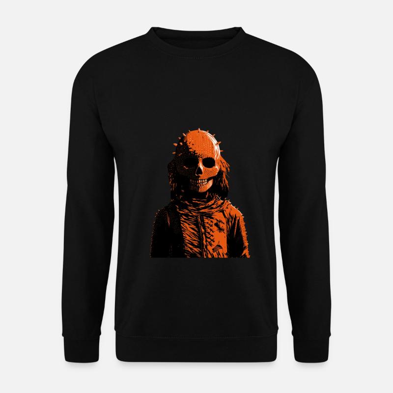 Sleleton Kopf Monster - Unisex Pullover - Schwarz