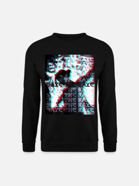 Techno Aesthetic Goth Japan Save The Rave - Unisex Pullover - Schwarz