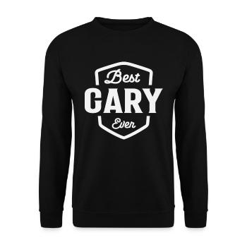 Best Gary Ever Name Gary - Unisex Sweatshirt - black - Front - Alina (178cm) & Michal (187cm)