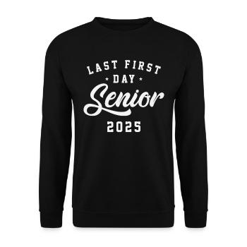 Dernier premier jour pour la classe senior de 2025 - Sweat-shirt Unisexe - noir - Devant - Alina (178cm) & Michal (187cm)