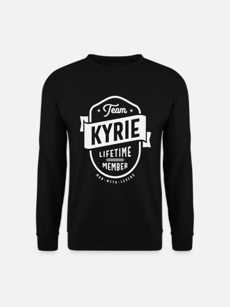 Team Kyrie Lebenslanges Mitglied Lustiger Name Kyrie - Unisex Pullover - Schwarz