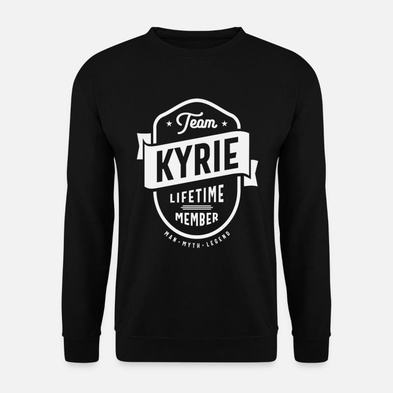Team Kyrie Lebenslanges Mitglied Lustiger Name Kyrie - Unisex Pullover - Schwarz
