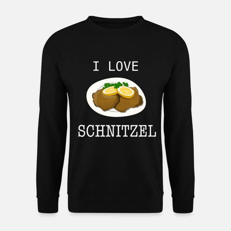 I love schnitzel - Unisex Sweatshirt - black