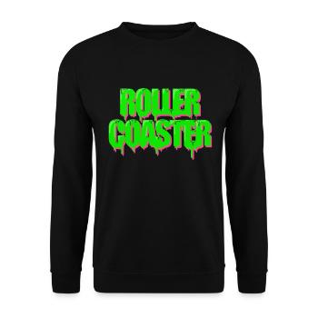 Montagnes russes - Sweat-shirt Unisexe - noir - Devant - Alina (178cm) & Michal (187cm)