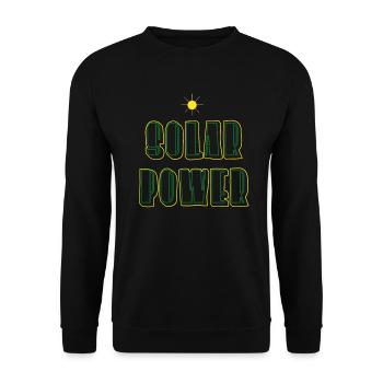 Solar Energie - Unisex Pullover - Schwarz - Vorne - Alina (178cm) & Michal (187cm)