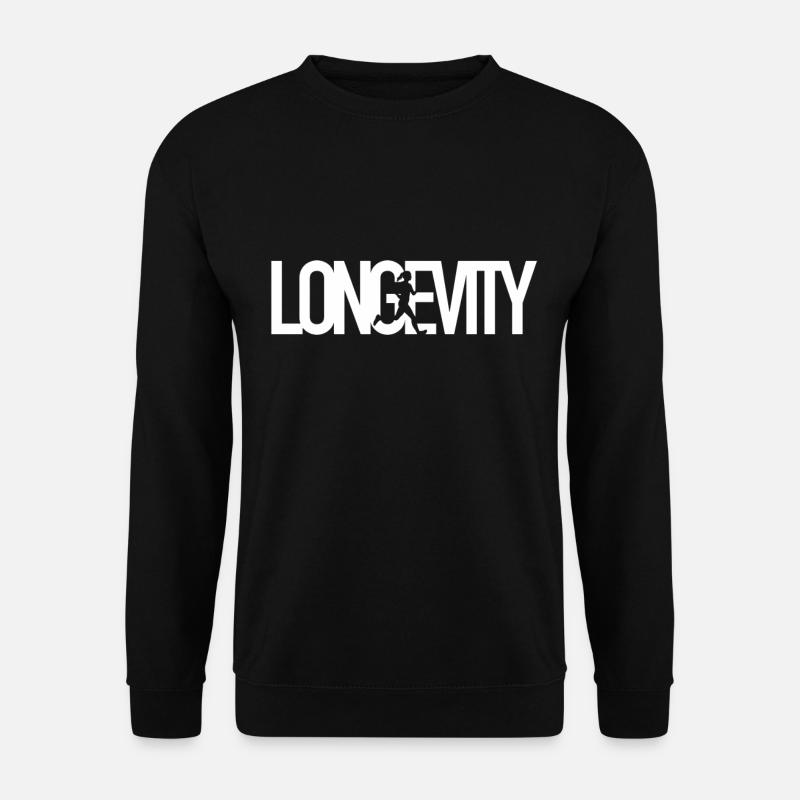 Longevity - Langes Leben - Unisex Pullover - Schwarz