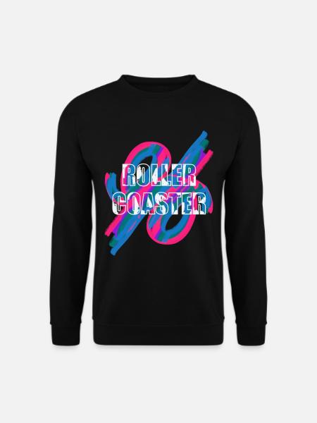Achterbahn - Roller Coaster - Unisex Pullover - Schwarz
