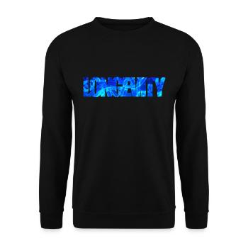 Longevity - Unisex Pullover - Schwarz - Vorne - Alina (178cm) & Michal (187cm)