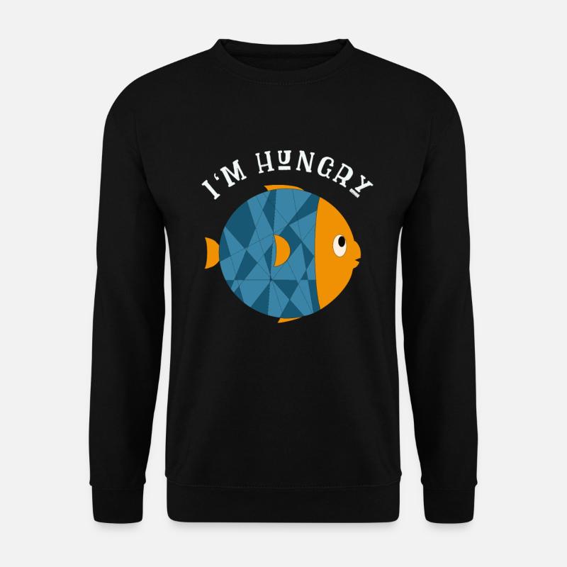 Süßer kleiner Fisch - Unisex Pullover - Schwarz
