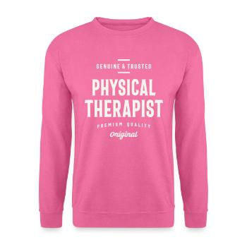Genuine and Trusted Physical Therapist - Unisex Sweatshirt - pink - Front