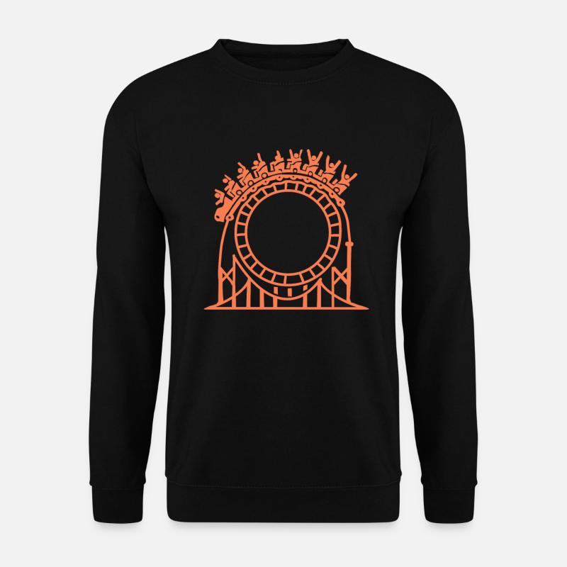 Achterbahn - Unisex Pullover - Schwarz