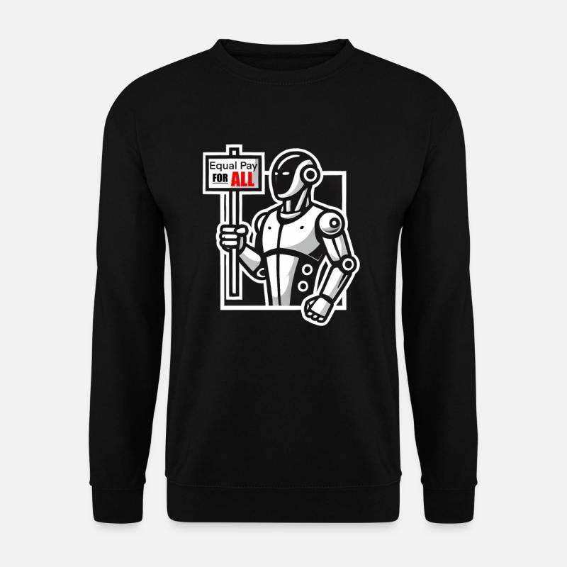 Robot Strike - Unisex Sweatshirt - black