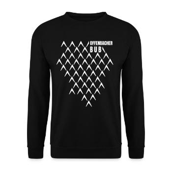 Offenbach Bub Hessen Dialecte Bembel Äppler - Sweat-shirt Unisexe - noir - Devant - Alina (178cm) & Michal (187cm)