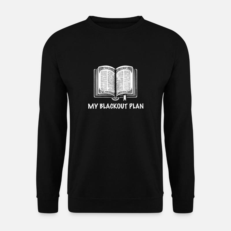 Stromausfall Plan - Unisex Pullover - Schwarz