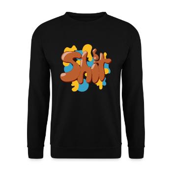 Shit - Unisex Pullover - Schwarz - Vorne - Alina (178cm) & Michal (187cm)